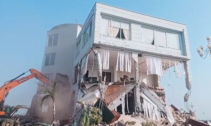 سابق میئر توحید اختر کی ہاؤسنگ سوسائٹی کیخلاف آپریشن