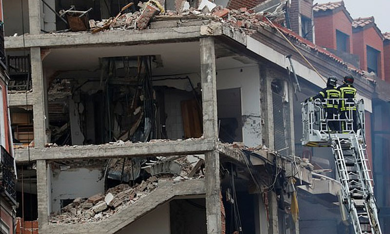 اسپین: میڈرڈ میں دھماکہ، دو افراد ہلاک، متعدد زخمی