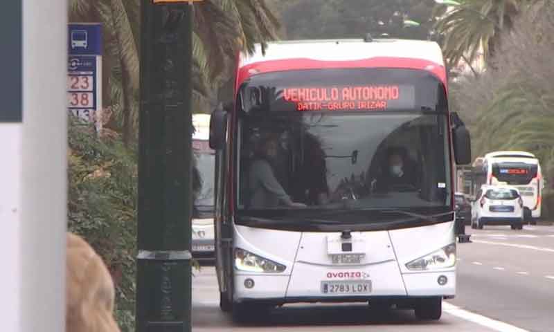 اسپین میں خودکار بس چلنے لگی