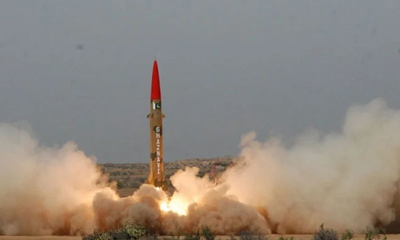 پاکستان: بیلسٹک میزائل غزنوی کا کامیاب تجربہ