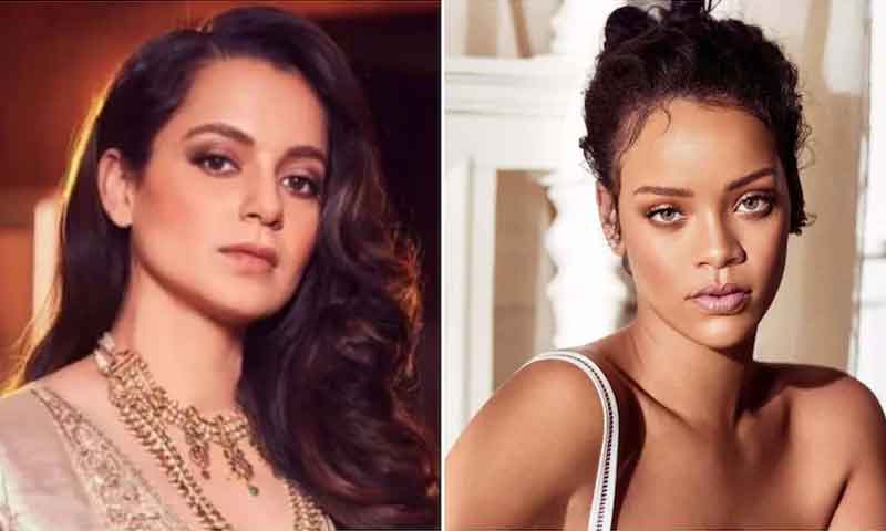 ریحانہ کے آئینہ دکھانے پر کنگنا کو مرچیں لگ گئیں