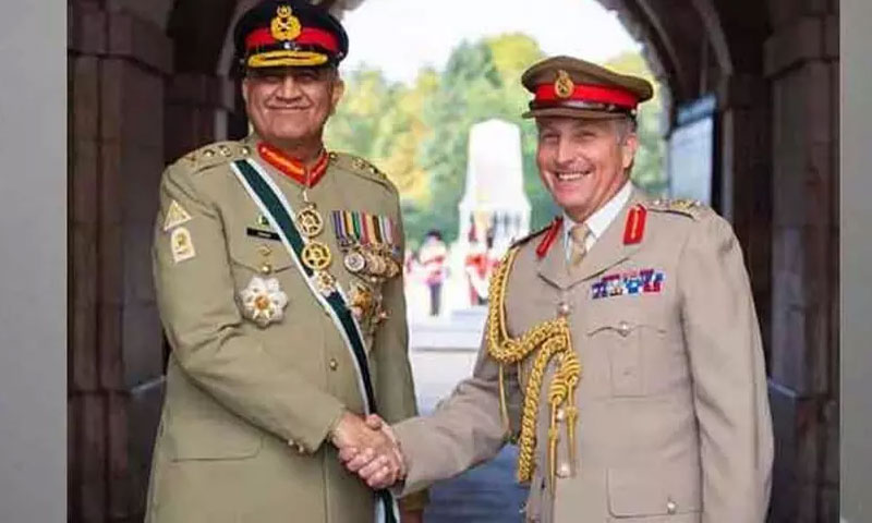 آرمی چیف سے برطانوی چیف آف ڈیفنس کی ملاقات
