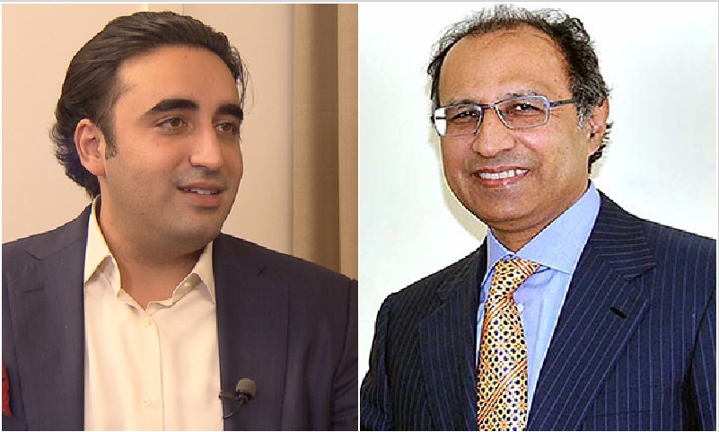 سینیٹ الیکشن: بلاول بھٹو اور حفیظ شیخ کی ملاقات