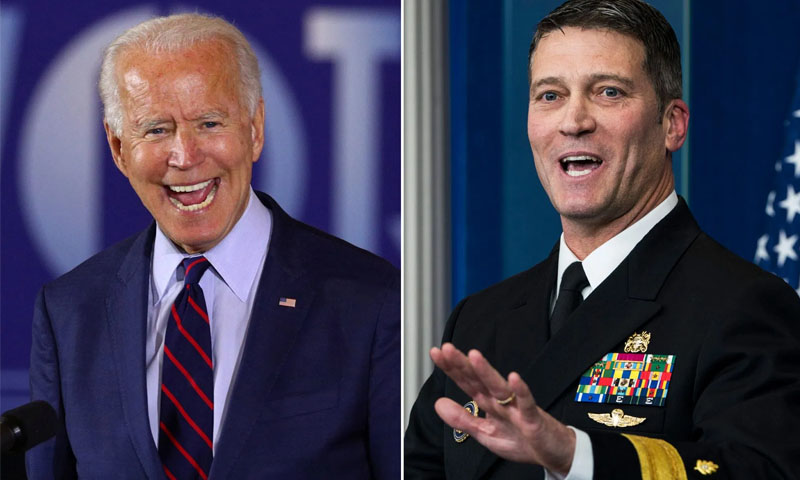 جو بائیڈن صدارتی عہدے کے لیے موزوں نہیں، وائٹ ہاؤس کے سابق ڈاکٹر کا دعویٰ