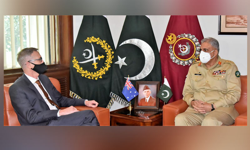 آرمی چیف سے آسٹریلیا کے ہائی کمشنر کی ملاقات آرمی چیف سے آسٹریلیا کے ہائی کمشنر کی ملاقات