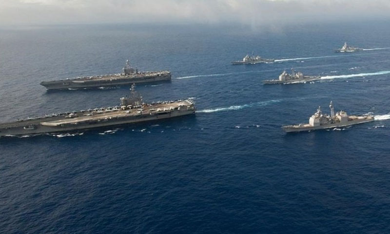 امریکی بحری جہاز کا گشت: بھارت کے تحفظات