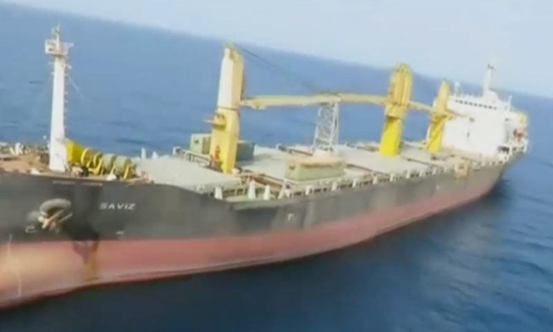 پاسداران انقلاب سے وابستہ ایرانی بحری جہاز پر حملہ