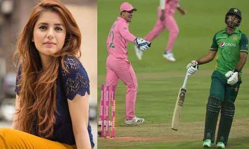 مومنہ مستحسن کی فخر زمان کیلئے آواز