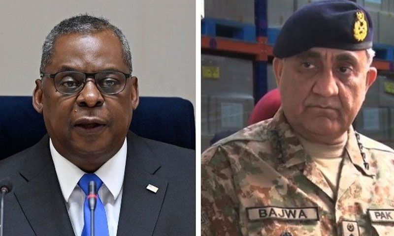 ٓآرمی چیف سے امریکی وزیر دفاع کا ٹیلیفونک رابطہ ٓآرمی چیف سے امریکی وزیر دفاع کا ٹیلیفونک رابطہ