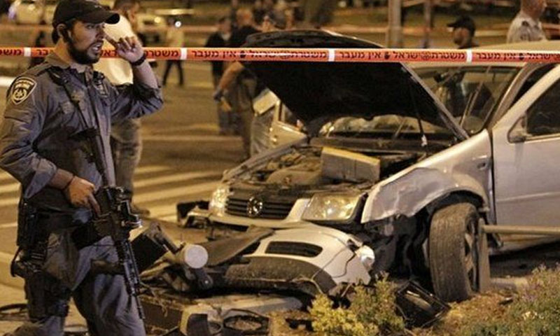فلسطینی نوجوان نے چیک پوسٹ پر گاڑی چڑھادی، 7 اسرائیلی فوجی زخمی