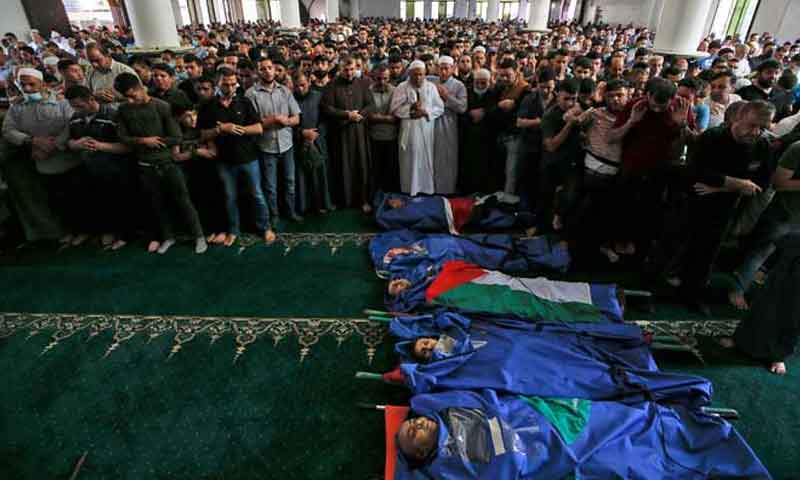 اسرائیل کی فلسطینیوں پر بمباری: شہدا کی تعداد 35 ہو گئی، 220 زخمی