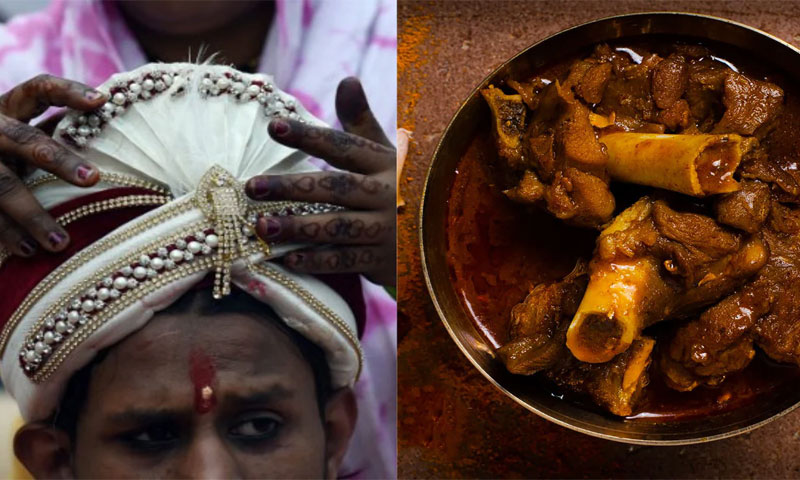 مٹن نہ کھلانے پر دلہا ناراض، دوسری لڑکی سے شادی کر لی