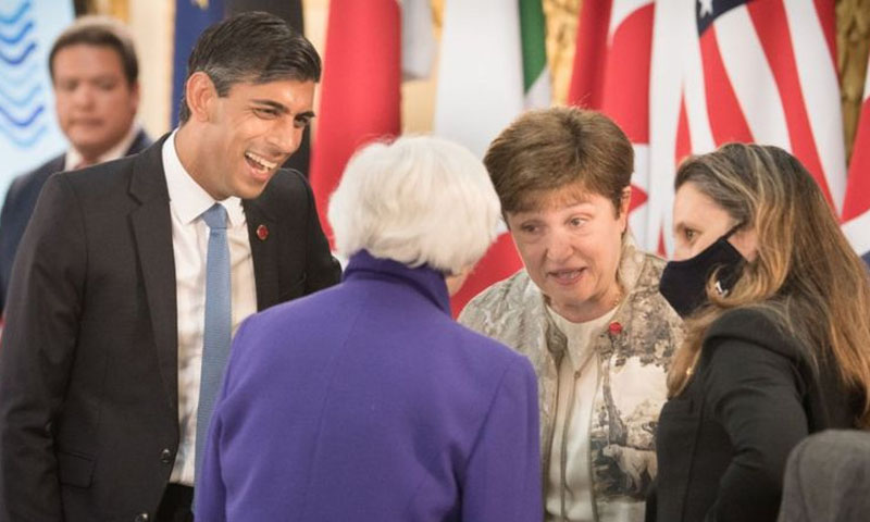 جی-7 ممالک کا گوگل اور ایمیزون سمیت بڑی کمپنیوں پر ٹیکس لگانے پر اتفاق