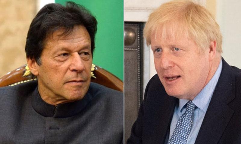 عمران خان کی بورس جانسن سے پاکستان کو سفری ریڈلسٹ سے نکالنے کی درخواست