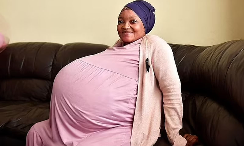 خاتون کے 10 بچوں کی پیدائش ڈرامہ نکلا