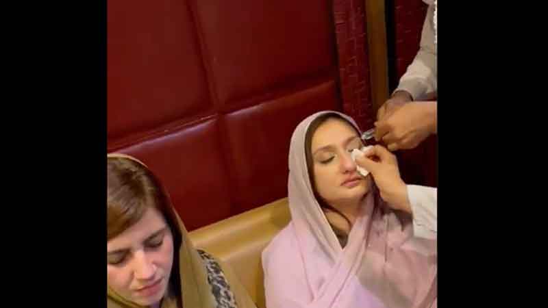 پی ٹی آئی رہنما ملیکہ بخاری رہائی کے بعد دوبارہ گرفتار