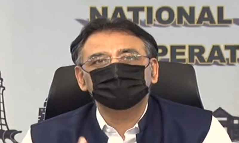 ملک بند کر کے کورونا وبا کا مقابلہ نہیں کر سکتے، اسد عمر