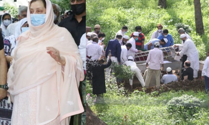 کروڑوں دلوں پر راج کرنیوالے دلیپ کمار سرکاری اعزاز کے ساتھ سپرد خاک