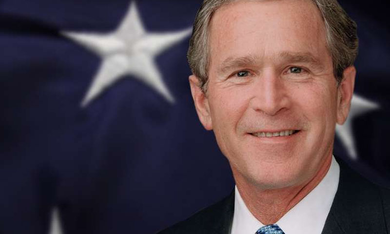 سابق صدر جارج بش نے افغانستان سے افواج کے انخلا کو غلطی قرار دیدیا