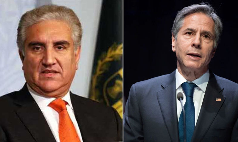 شاہ محمود قریشی کا انٹونی بلنکن سے ٹیلی فونک رابطہ