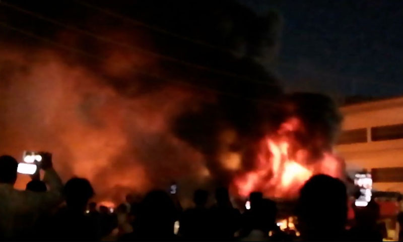 عراق: کورونا وارڈ میں آگ لگنے سے 50 افراد جاں بحق