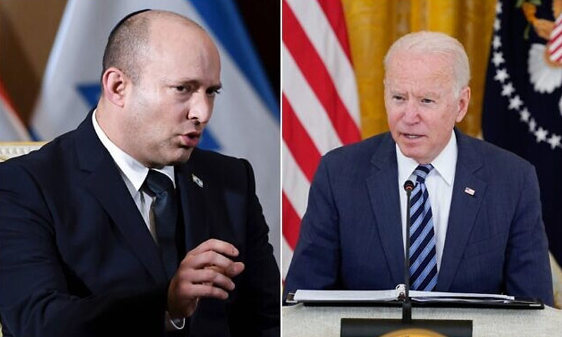 بائیڈن اور نفتالی کی پہلی ملاقات: ایران کا جوہری پروگرام مرکز نگاہ ہو گا