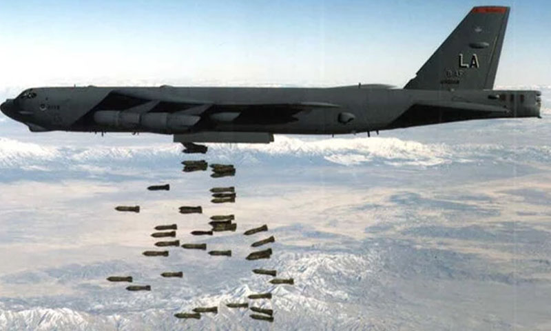 افغانستان: طالبان کے ٹھکانوں پر امریکی طیارے کی بمباری