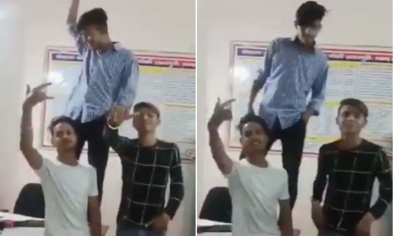 تھانے میں نوجوانوں کی بنائی گئی ویڈیو وائرل، سب گرفتار تھانے میں نوجوانوں کی بنائی گئی ویڈیو وائرل، سب گرفتار