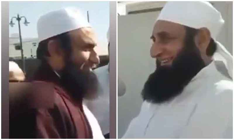 مولانا طارق جمیل کی اپنے ’ہم شکل‘ سے ملاقات