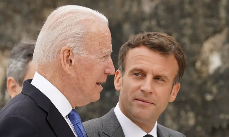 امریکہ، فرانس میں کشیدگی کے بعد پہلا رابطہ:ماکرون کی سفیر کو واشنگٹن جانےکی ہدایت
