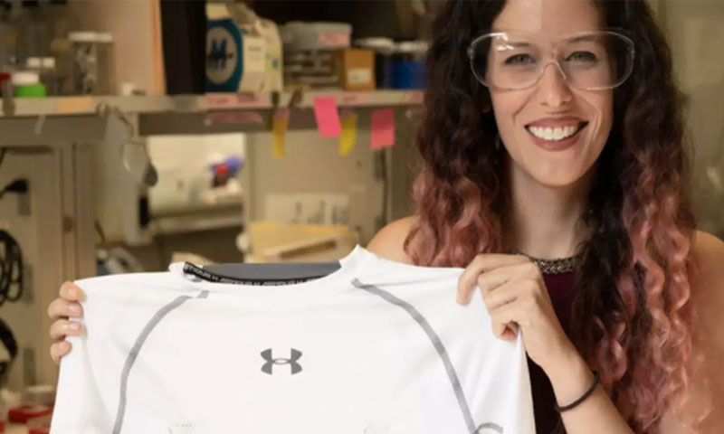 دل کی دھڑکنوں کی نگرانی کرنے والی شرٹ تیار