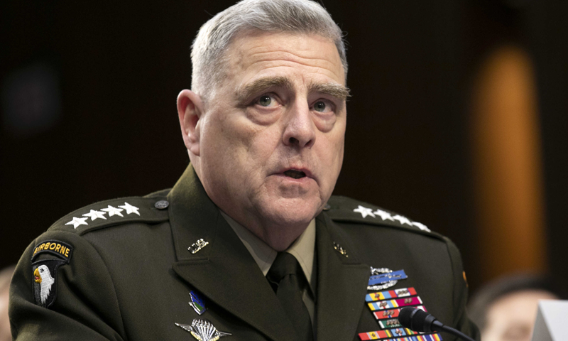 امریکہ، جنرل مارک ملی کا کورونا وائرس ٹیسٹ مثبت آگیا