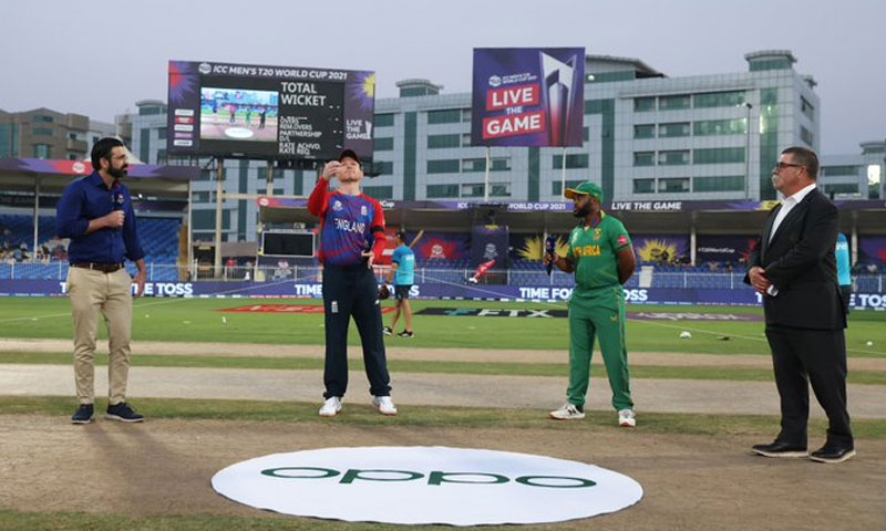 ٹی 20 ورلڈکپ، انگلینڈ کا ٹاس جیت کر فیلڈنگ کا فیصلہ