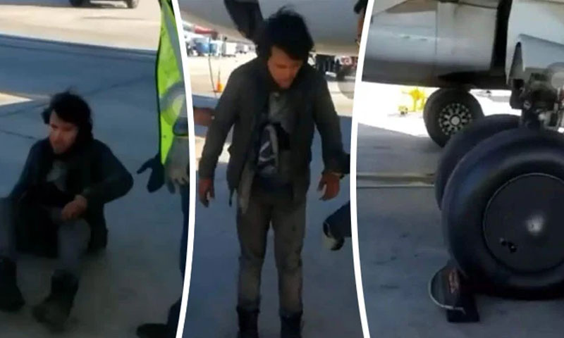 گوئٹے مالا کا شہری جہاز کے لینڈنگ گیئر میں چھپ کر امریکہ پہنچ گیا