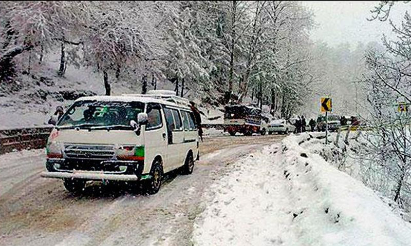 Murree برفباری کی پیشگوئی