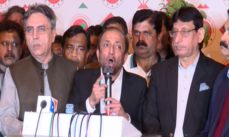 ساتھ ہیں، ریڈ زون بھی جائیں گے:فاروق ستار کی عامر خان سے ملاقات کے بعد گفتگو