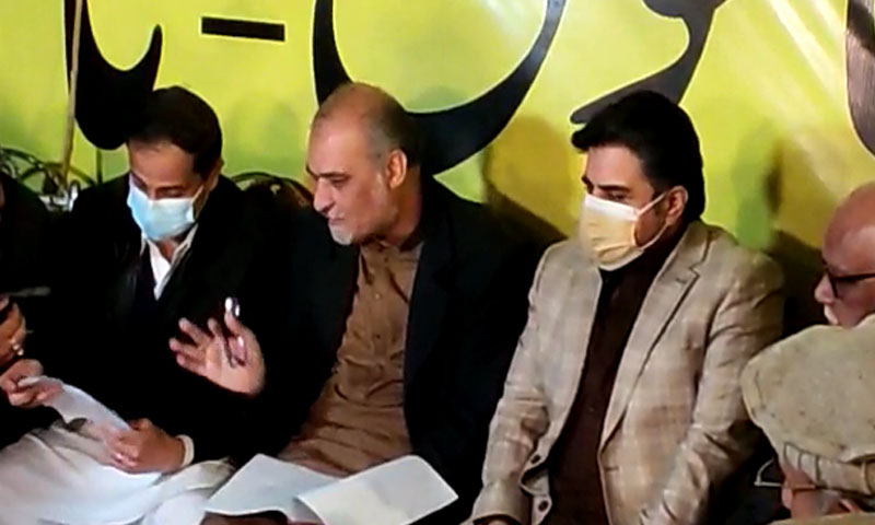 دھرنا ختم کردیں، ناصر شاہ: دھرنا ختم یا مؤخر نہیں کرسکتے، حافظ نعیم الرحمان