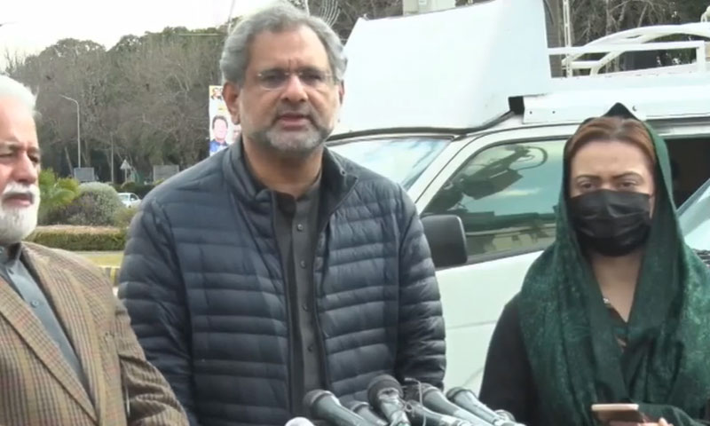 بدنصیبی ہے کہ ایسے لوگ ملک کے حکمران ہیں، شاہد خاقان عباسی بدنصیبی ہے کہ ایسے لوگ ملک کے حکمران ہیں، شاہد خاقان عباسی