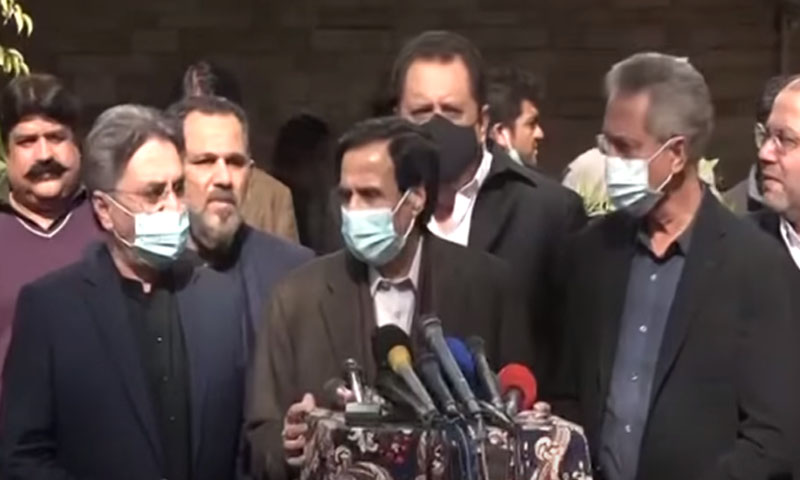 کچن میں سامان اکھٹا کیا جا رہا ہے، بیانات سے اندازہ لگایا جا سکتا ہے: چودھری پرویز الٰہی