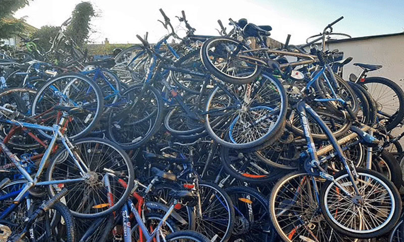 500 سائیکلیں چرانے والا شخص گرفتار