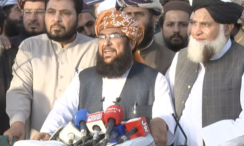 قافلے آ رہے ہیں آ کر رہیں گے، راستے میں رکاوٹ نہ بنو، بدمعاشی سے کام نہیں چلے گا: عبدالغفور حیدری