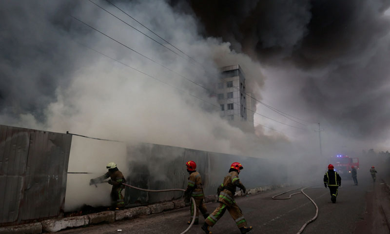 یورپ کے سب سے بڑے نیو کلیئر پاور پلانٹ میں آگ لگ گئی