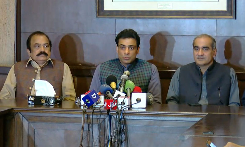 عمران خان کو روکنا ہوگا وگرنہ آئین و قانون کا جنازہ نکل جائے گا، حمزہ شہباز