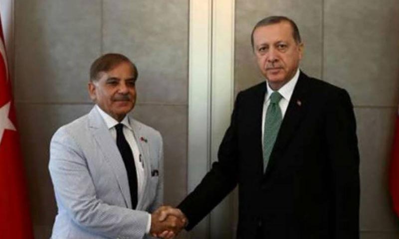 ترکی کے صدر کا شہباز شریف کو ٹیلی فون: وزیراعظم منتخب ہونے پر مبارکباد