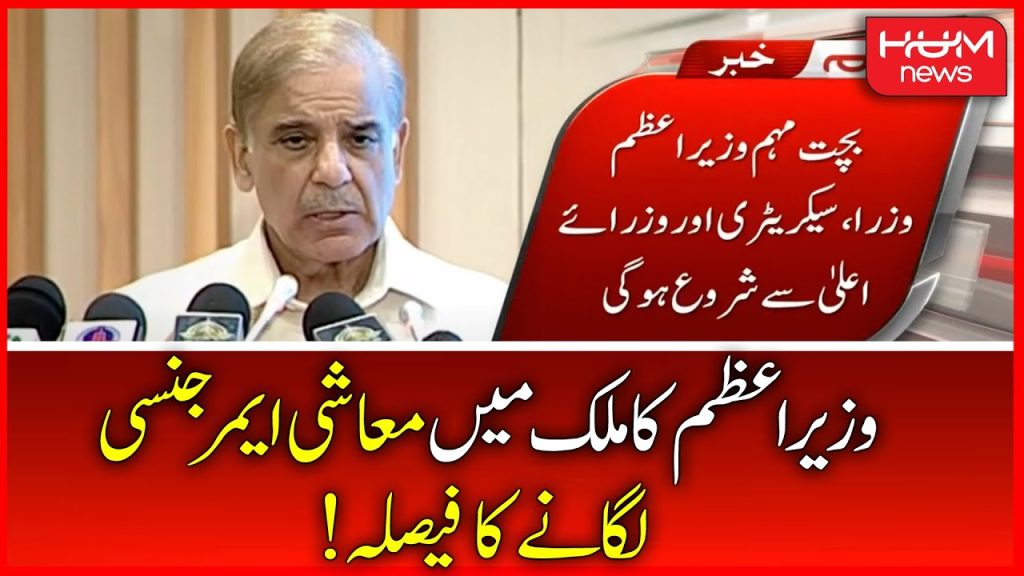وزیر اعظم کا ملک میں معاشی ایمرجنسی لگانے کا فیصلہ