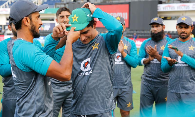 پاکستانی فاسٹ باؤلر نسیم شاہ نے بھارت کیخلاف اپنا ٹی ٹوئنٹی ڈیبیو کر لیا