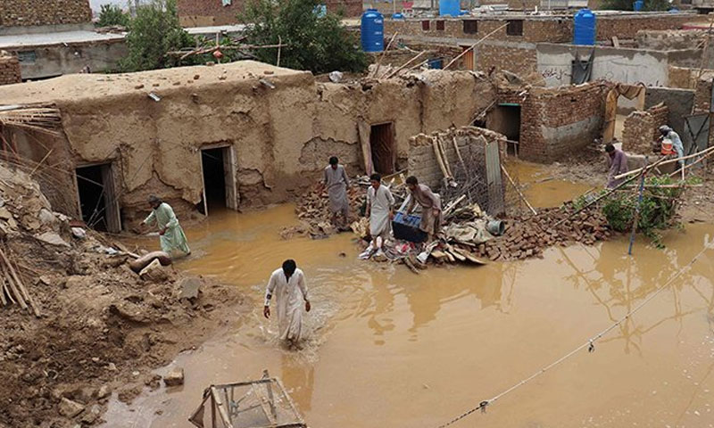 بارشوں سے تباہی