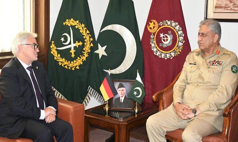 دونوں ممالک کے تعلقات مزید فروغ پائیں گے، آرمی چیف کی جرمن سفیر سے ملاقات