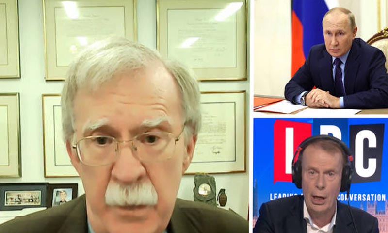 روس نے جوہری ہتھیاروں کا استعمال کیا تو امریکہ صدر پیوٹن کو قتل کرسکتا ہے، جان بولٹن