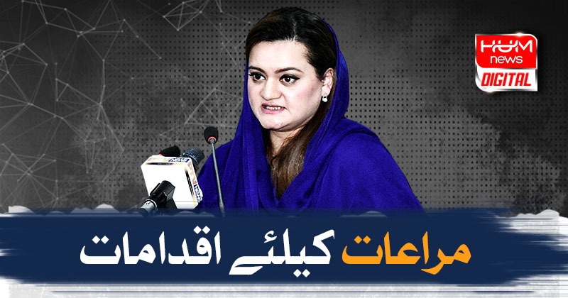 نئے سینما کے قیام اور فنکاروں کو مراعات کیلئے اقدامات اٹھائے ہیں، مریم اورنگزیب